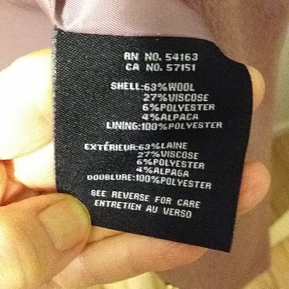 Cole Haan Wool/Alpaca Blend hooded coat. - Picture 8 of 15